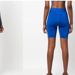 Balenciaga Logo Band Athletic Cut Biker Shorts